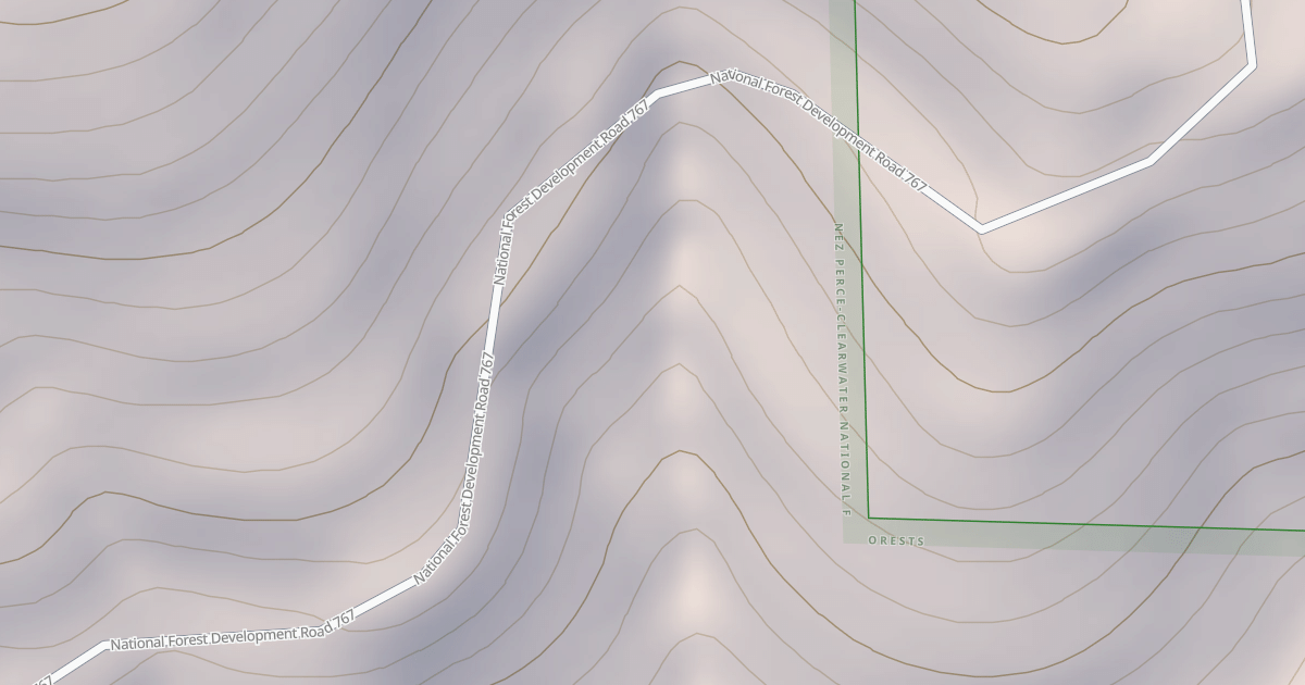 Map preview of N F PALOUSE RIVER A