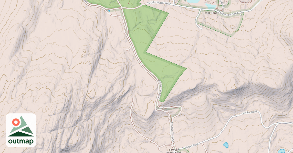 Map of Croydon Tpke
