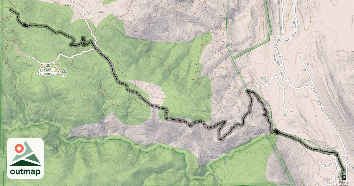 Map of Belcher Hill Trail