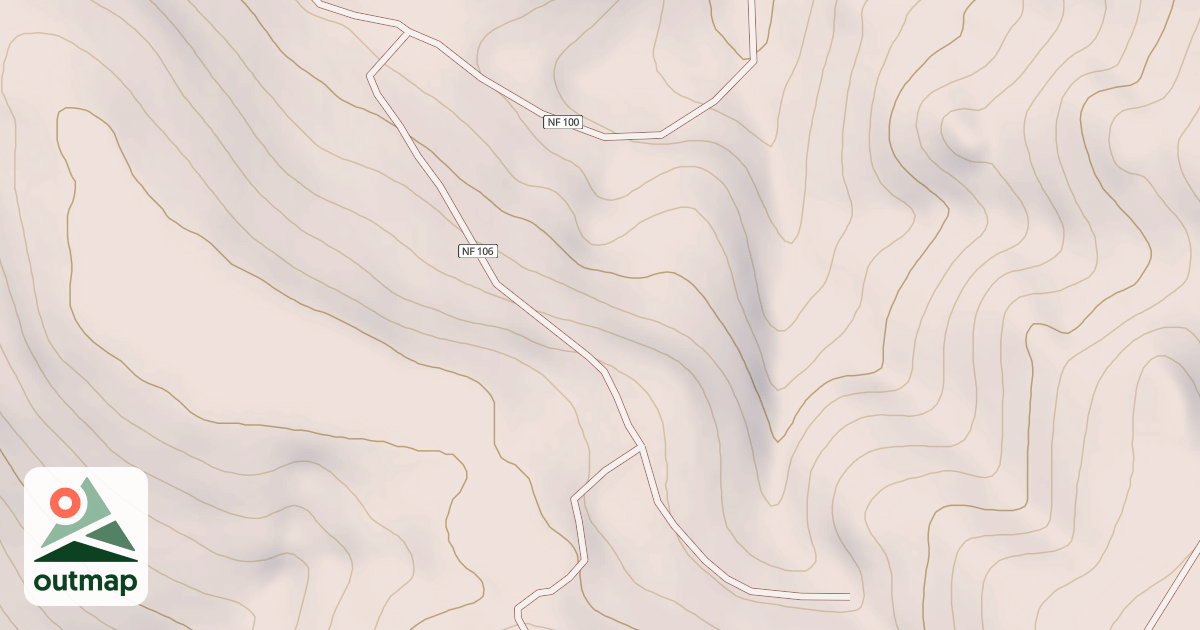 Map of USFS Motor Vehicle Use Map Roads {76DA7841-5071-40E9-92D1-6FBAC05F07A9}