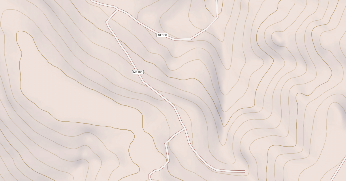 Map preview of USFS Motor Vehicle Use Map Roads {76DA7841-5071-40E9-92D1-6FBAC05F07A9}