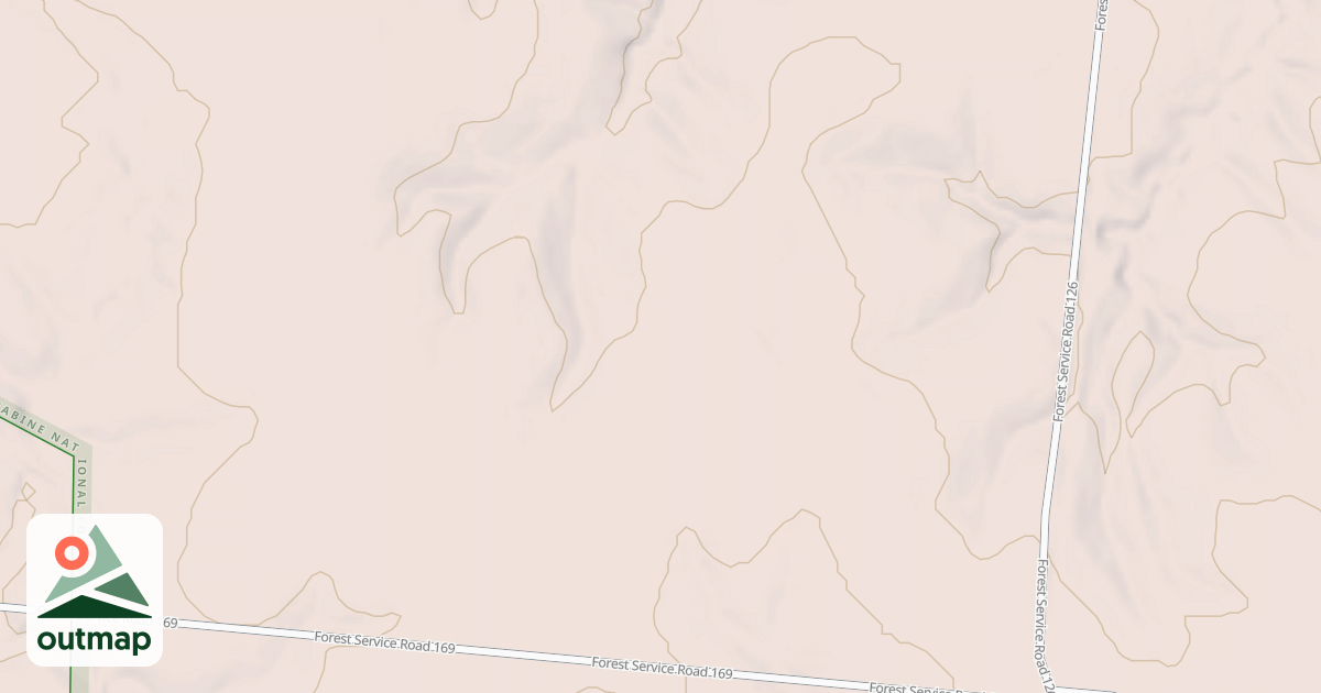 Map of SANDERS SPUR