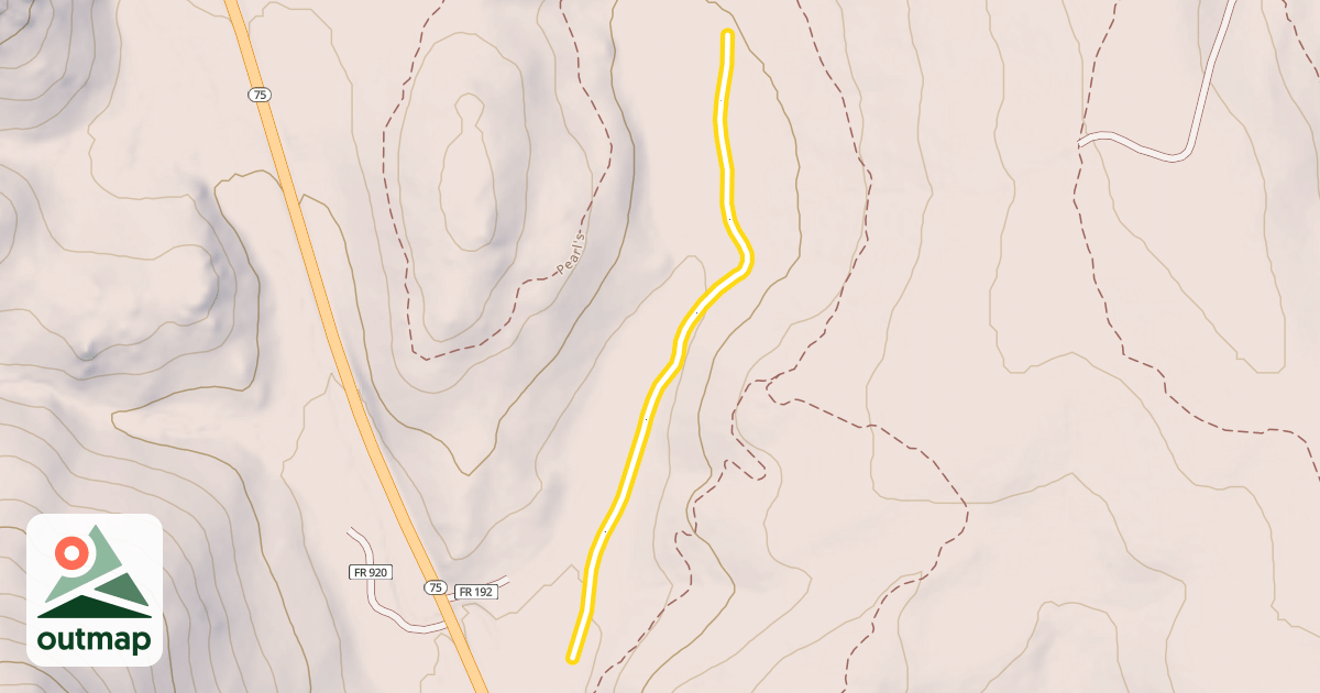 Map of Horse Creek