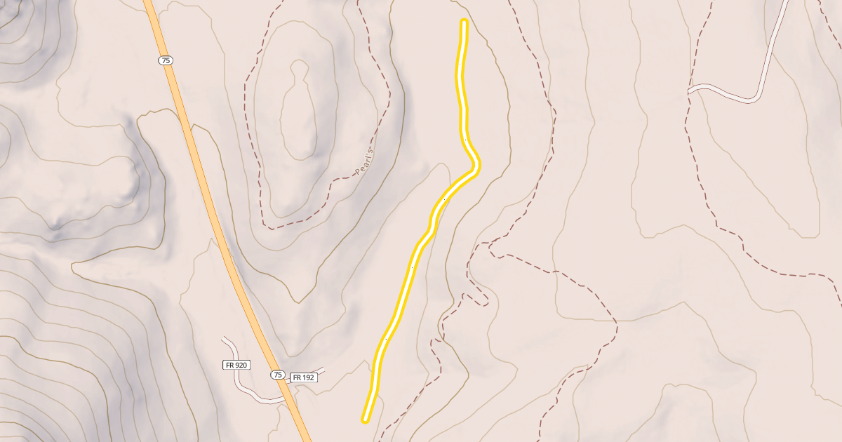 Map preview of Horse Creek