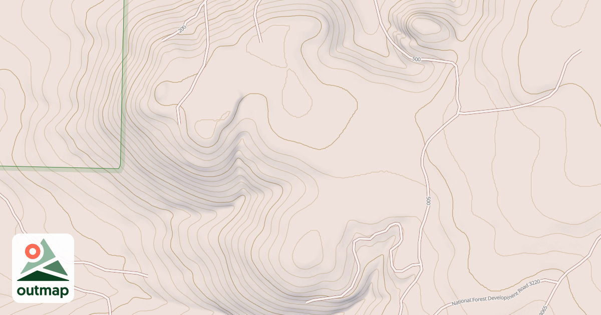Map of USFS Motor Vehicle Use Map Roads {07CDF2E5-7434-477A-B8DA-F12E62F47BC4}