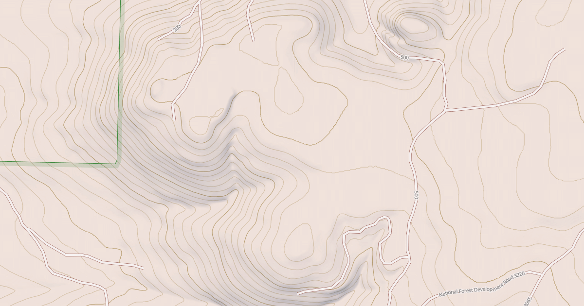Map preview of USFS Motor Vehicle Use Map Roads {07CDF2E5-7434-477A-B8DA-F12E62F47BC4}