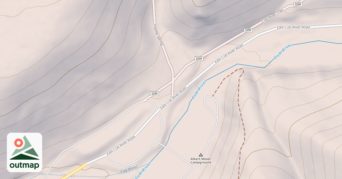 Map of Thorne Spring