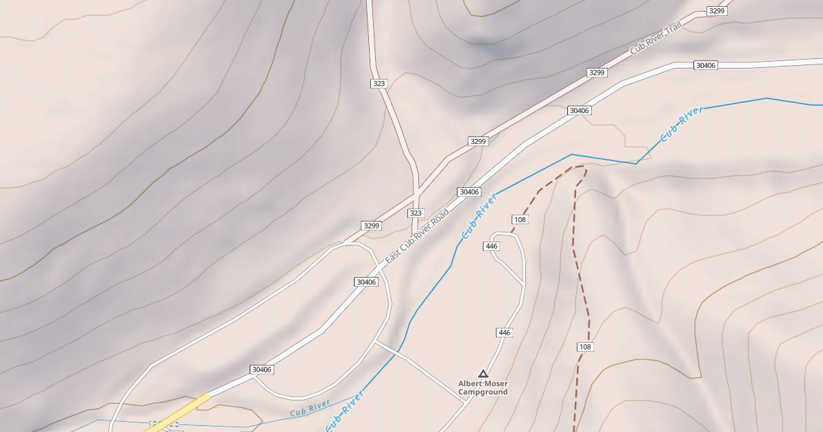 Map preview of Thorne Spring