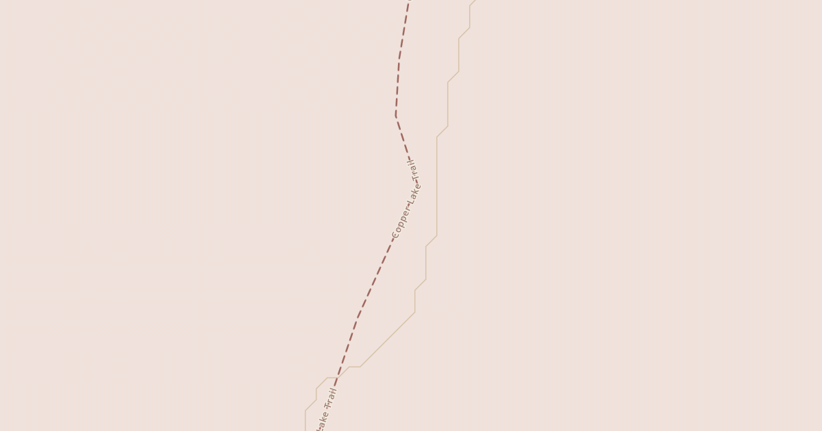 Map preview of Copper Lake Trail
