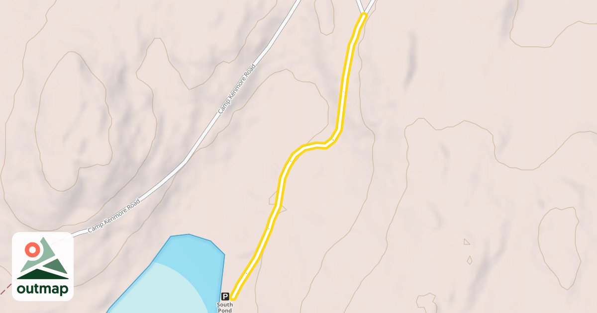 Map of South Pond Road