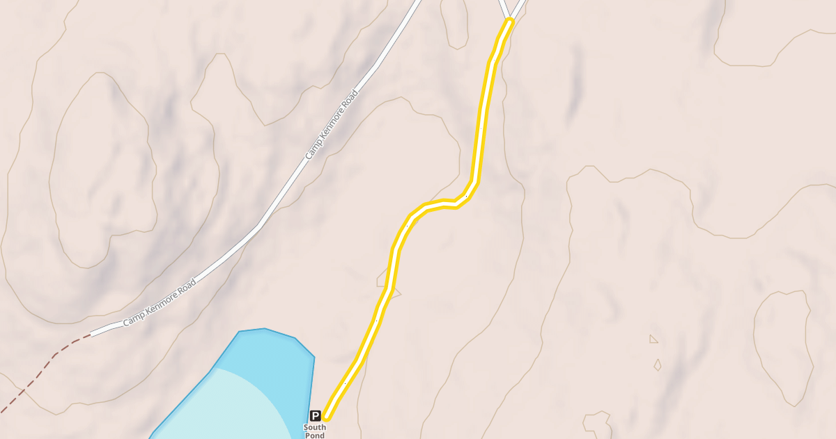 Map preview of South Pond Road