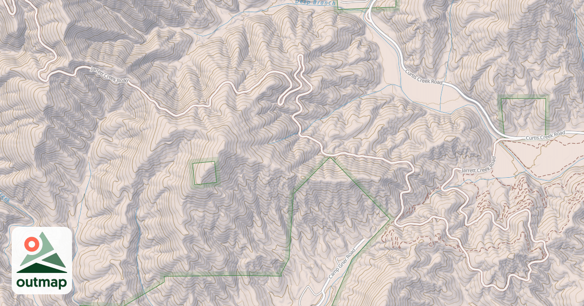Map of JARRETT CREEK