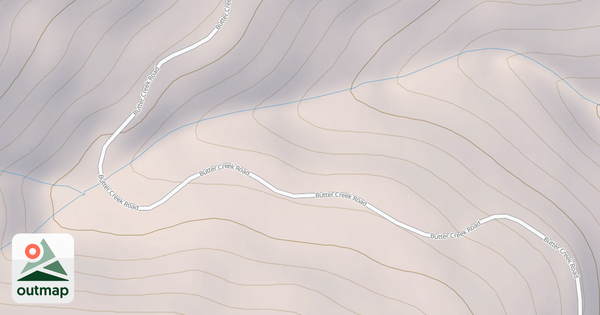 Map of BUTTER WATERHOLE