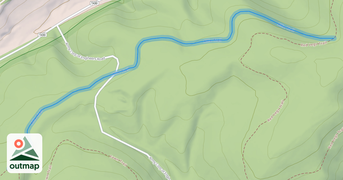 Map of Allie Trail