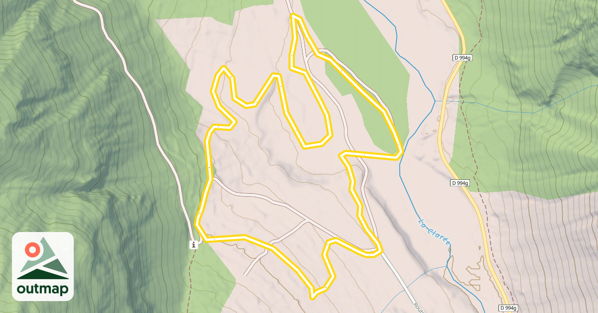 Map of La Tour
