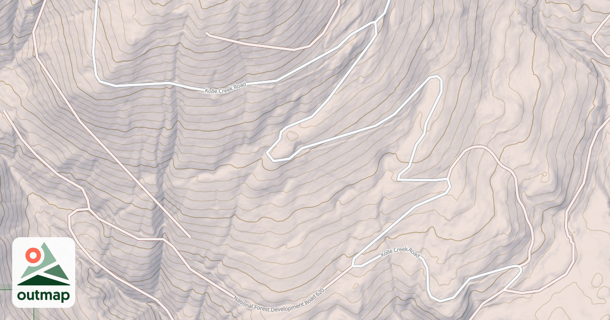 Map of KOLLE CREEK