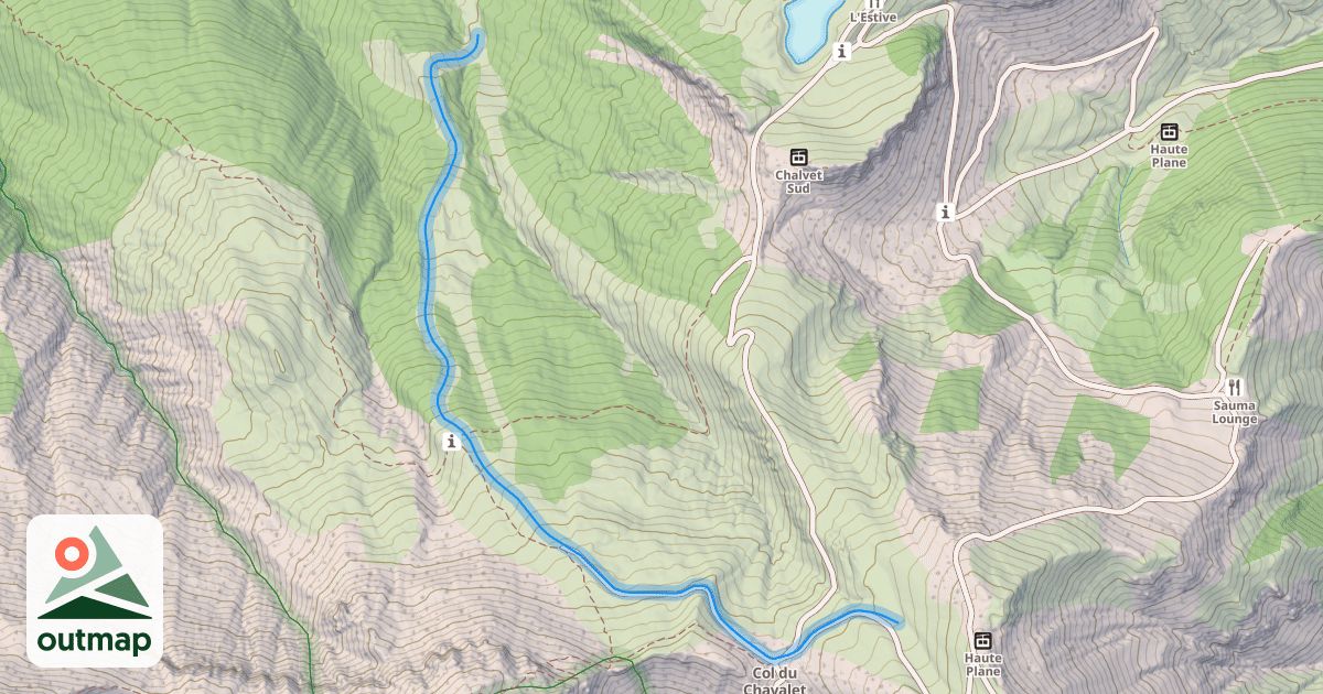 Map of Riounet