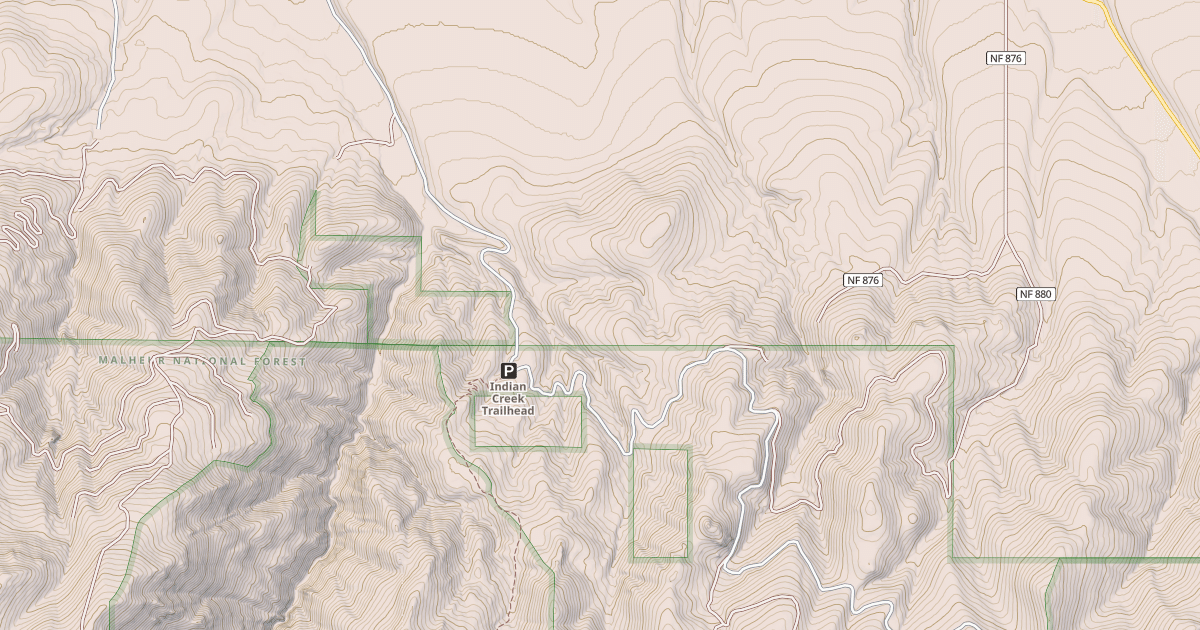 Map preview of INDIAN CREEK TRL MRS 0-6.15