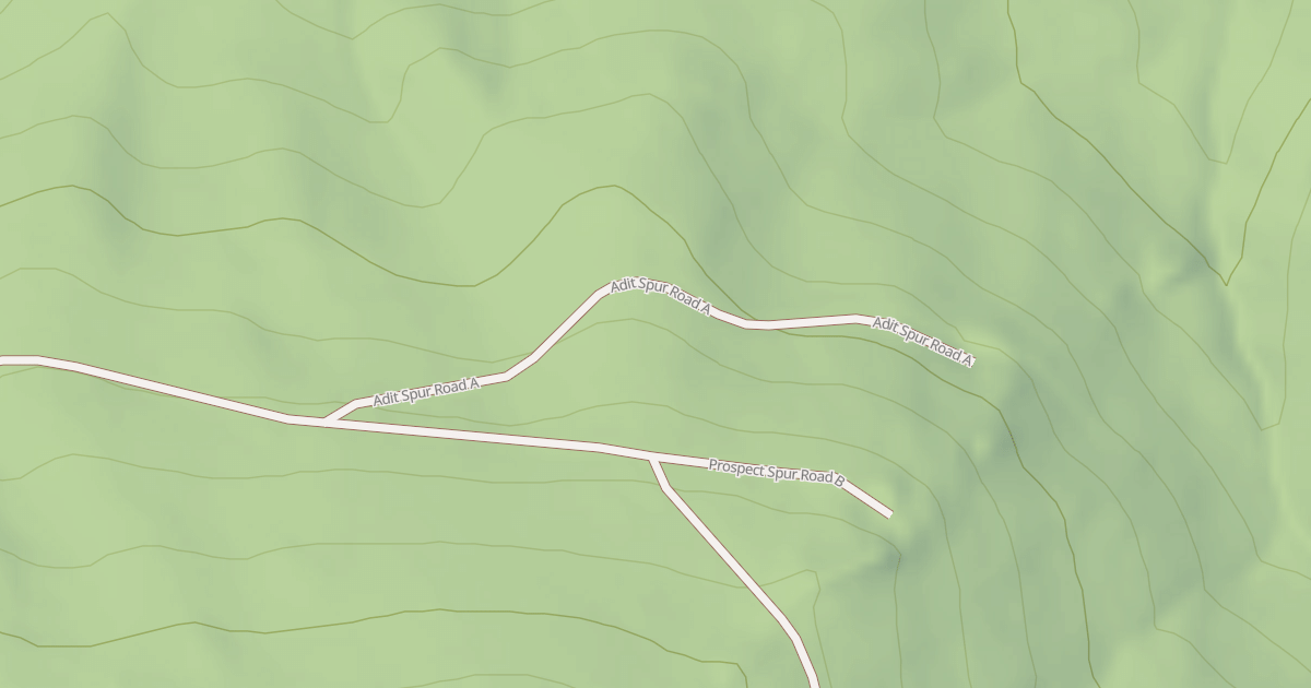 Map preview of ADIT SPUR ROAD A