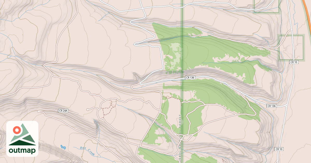 Map of CONDUIT SOUTH