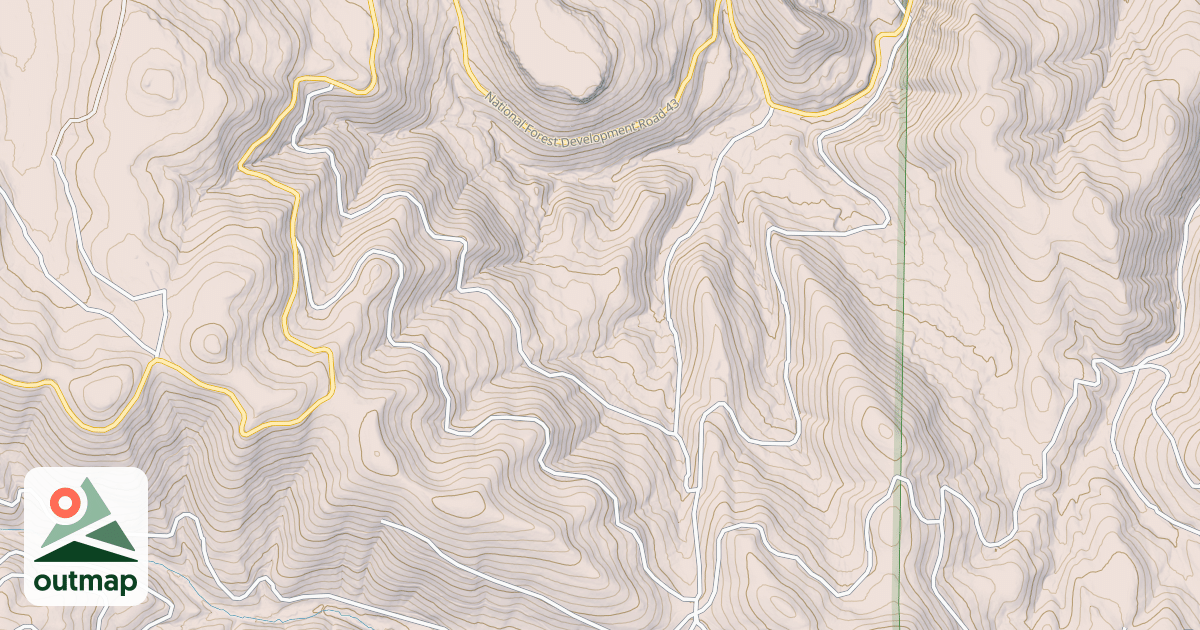 Map of 020 Road Loop Snowmobile