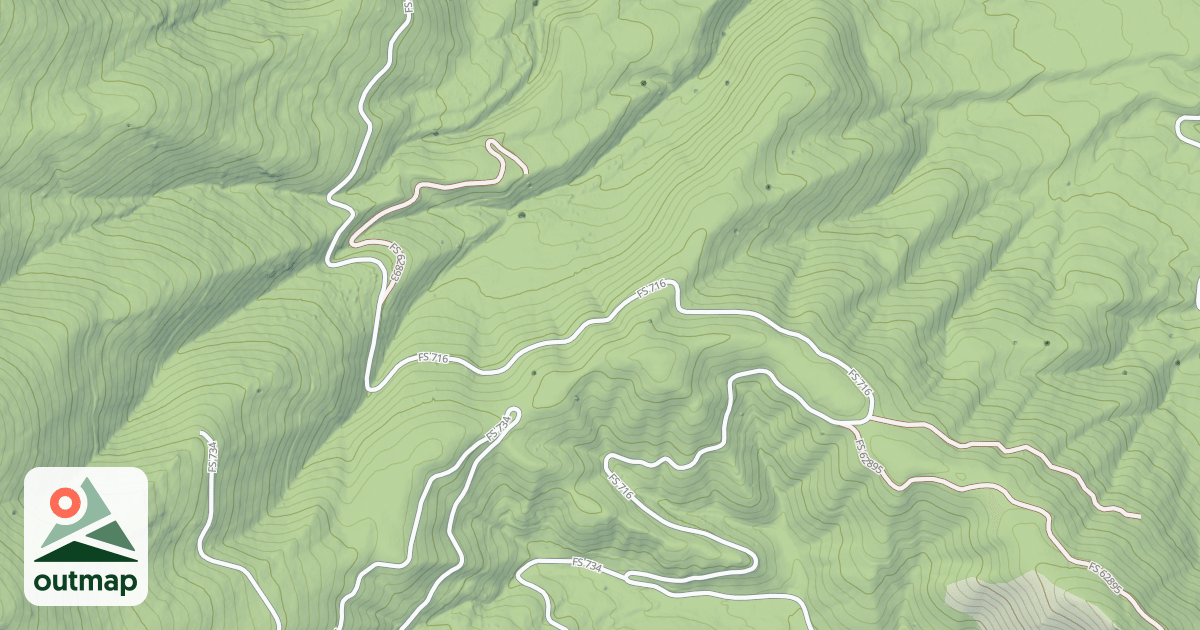 Map of (FDR) SPOON CREEK