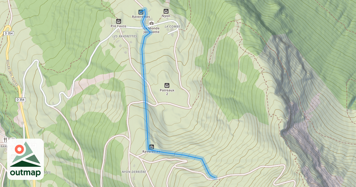 Map of La Combe
