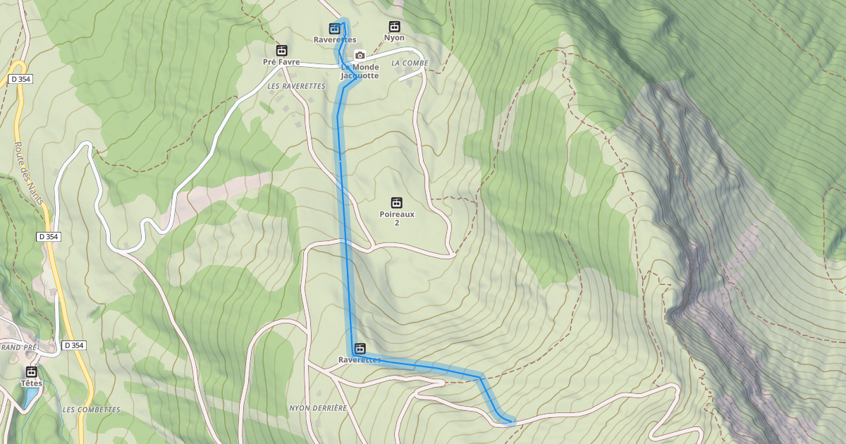 Map preview of La Combe