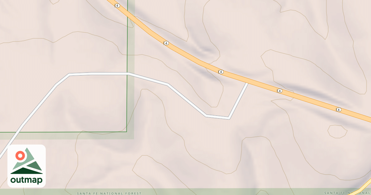 Map of USFS Motor Vehicle Use Map Roads {3B0D246B-A9BE-4E3E-85CB-52D997E83580}