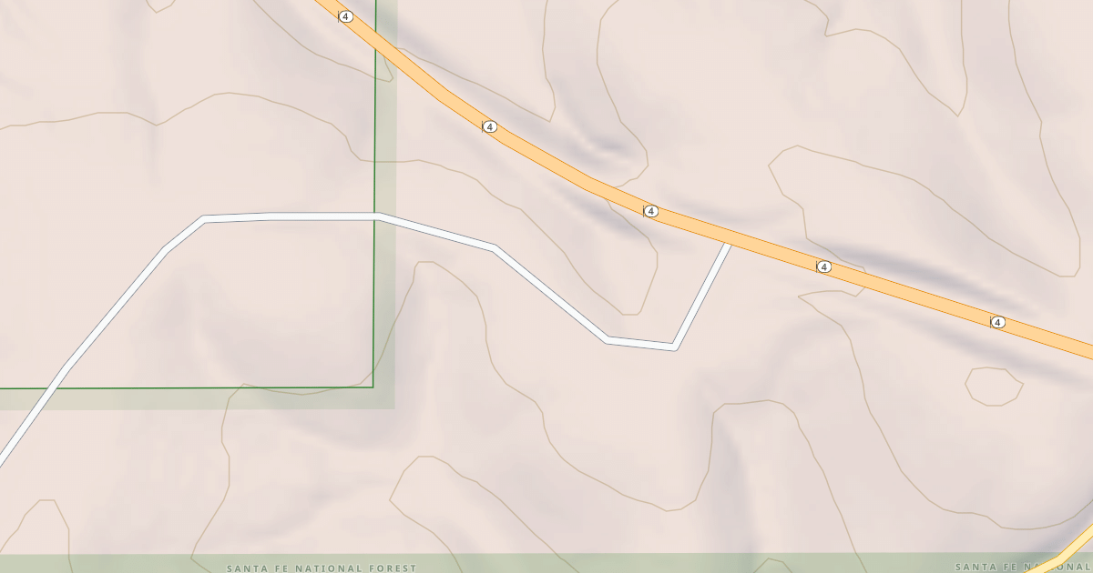 Map preview of USFS Motor Vehicle Use Map Roads {3B0D246B-A9BE-4E3E-85CB-52D997E83580}