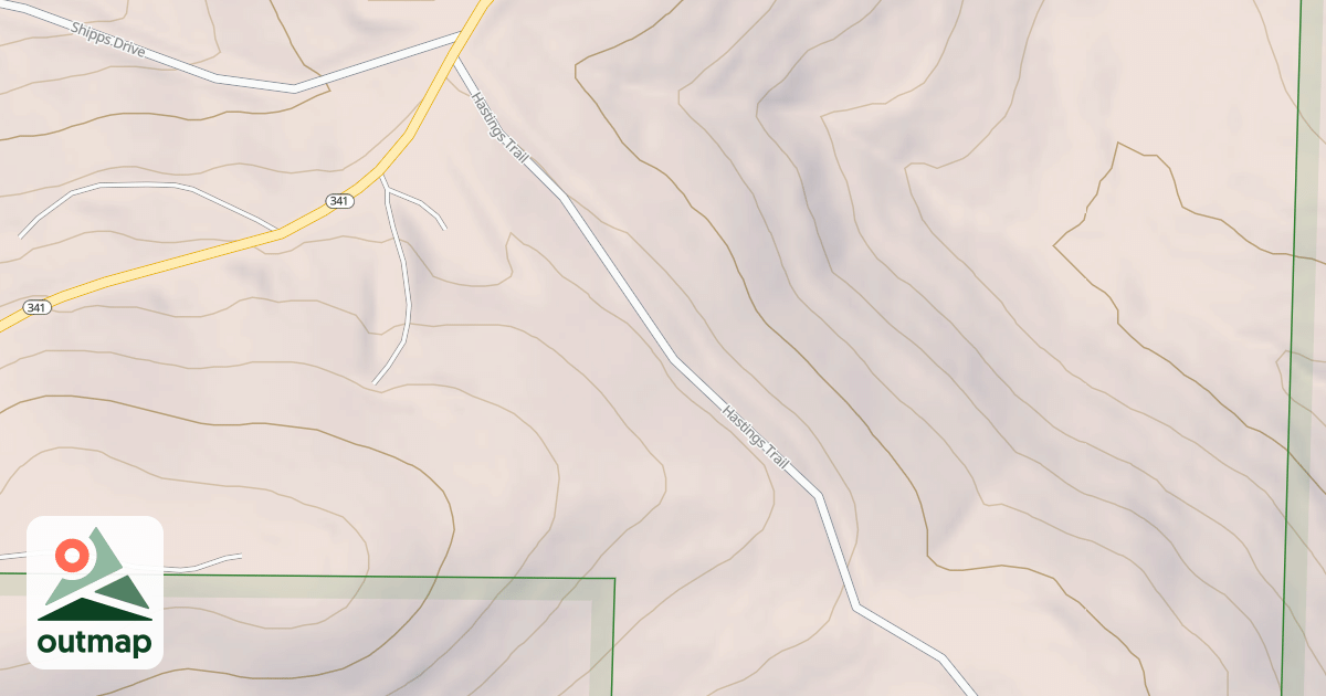 Map of UPPER ROUGH HOLLOW