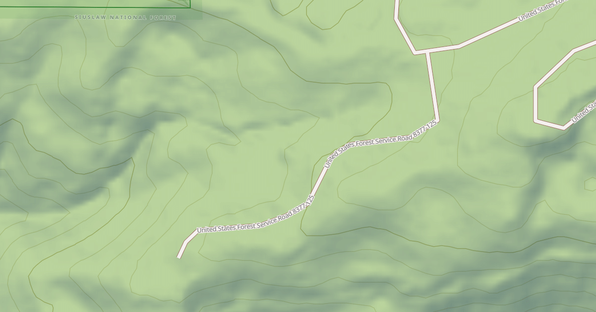 Map preview of USFS Motor Vehicle Use Map Roads {502BE990-9225-4CA1-951F-386FDC07AEBA}