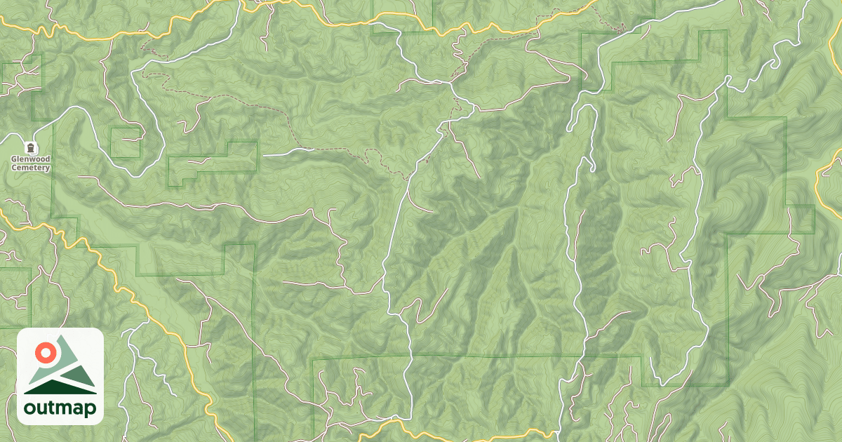 Map of BULL RUN