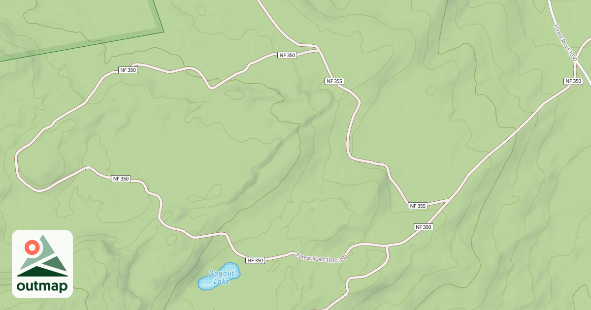 Map of DUG OUT LAKE