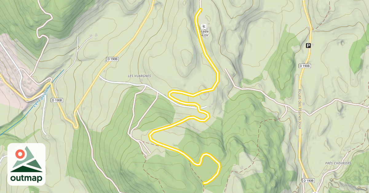 Map of La Pesse
