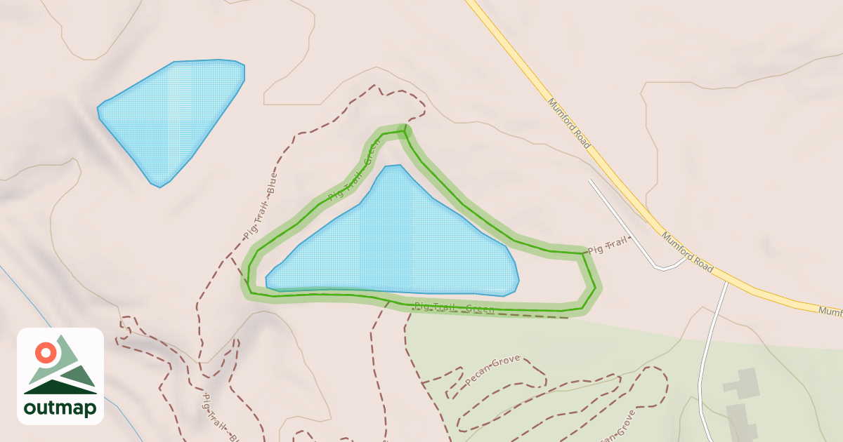 Map of Pig Trail - Green