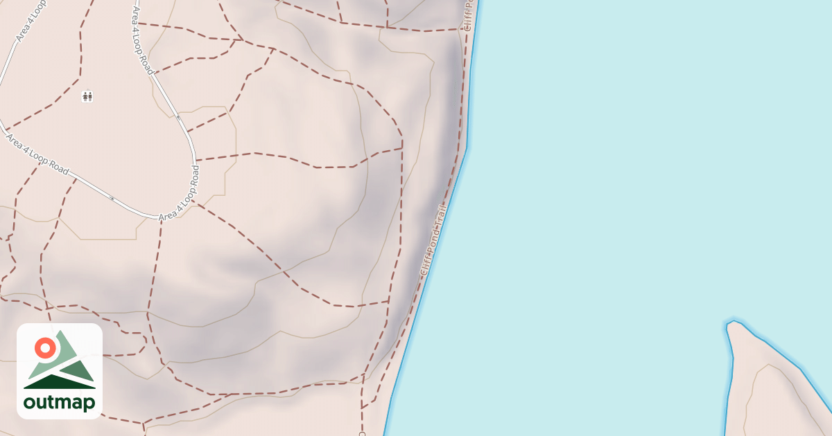 Map of Cliff Pond Loop Trail