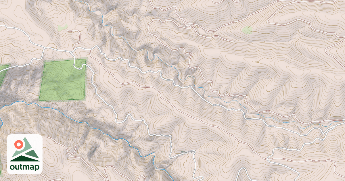 Map of CAMP CREEK