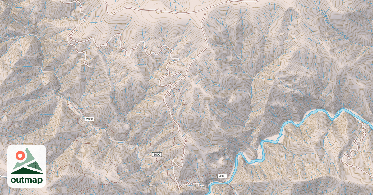 Map of DEADMAN SPRING 4WD TRAIL