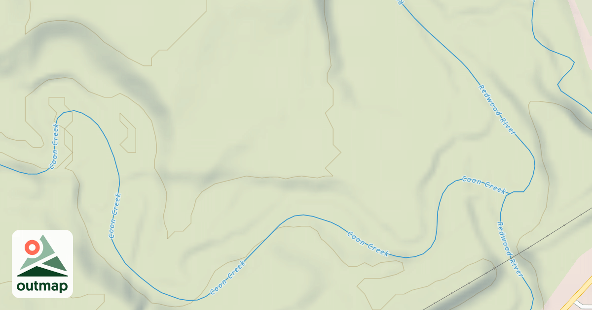 Map of Shady Oaks Native Prairie Adventure Trails