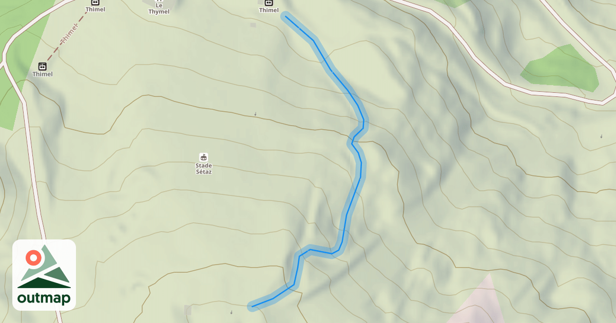 Map of Boardercross Thimel