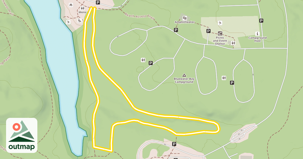 Map of Newport Trail