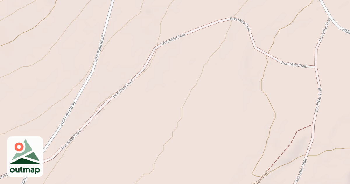 Map of Haldeman & Greenland Tracts - Snowmobile Trails
