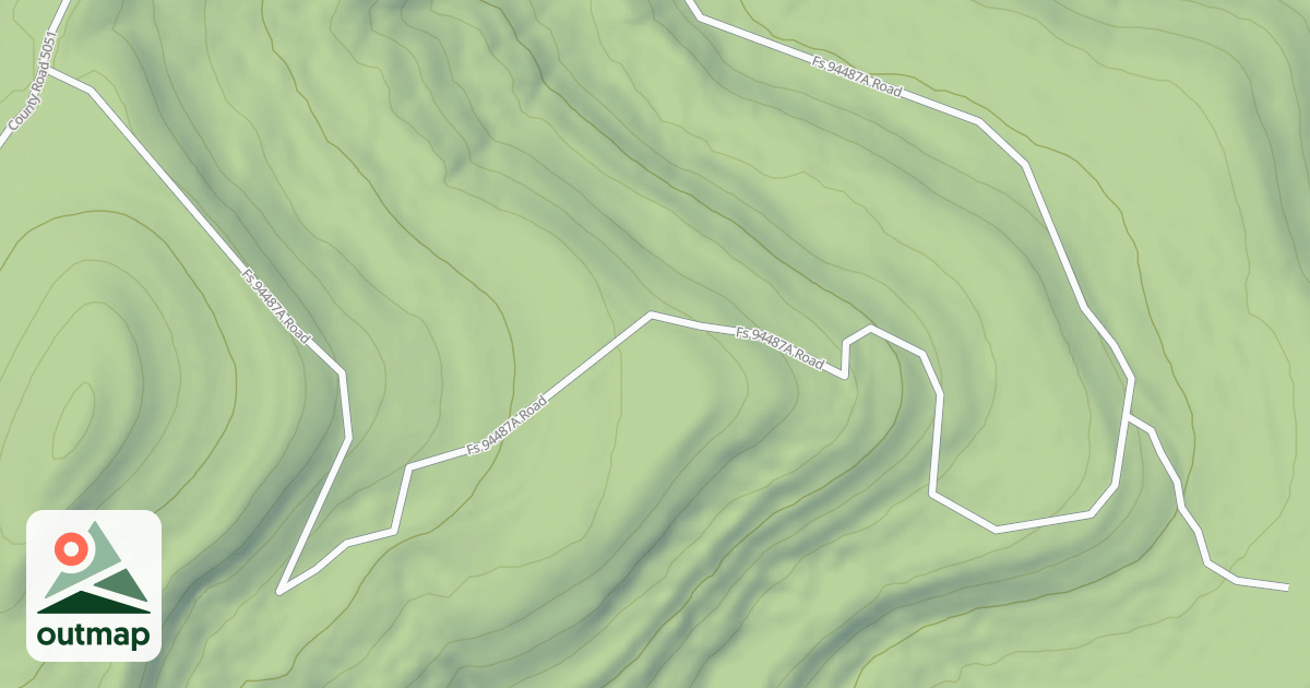 Map of USFS National Forest System Roads {973EDA52-8EC7-42CA-B28D-AF7DA05DB5A3}