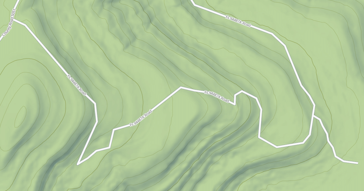 Map preview of USFS National Forest System Roads {973EDA52-8EC7-42CA-B28D-AF7DA05DB5A3}