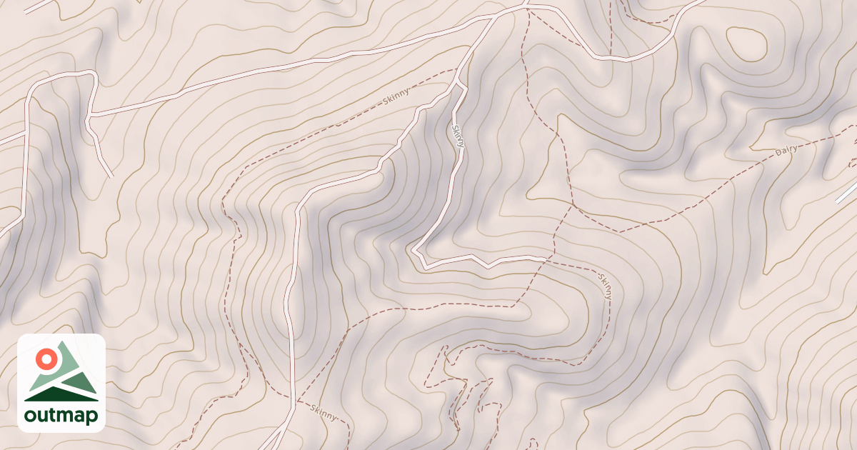 Map of Old Two Track