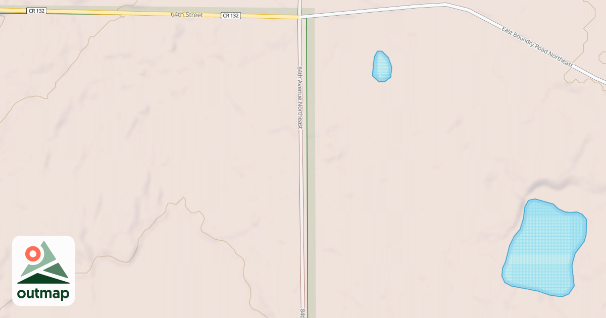 Map of E BOUNDARY SPUR C(84TH AVE NE)