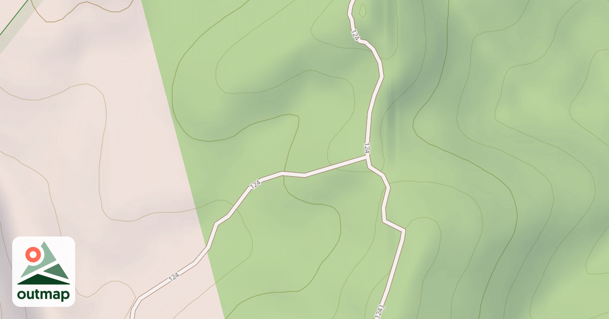 Map of White Sulphur Ohv Trail
