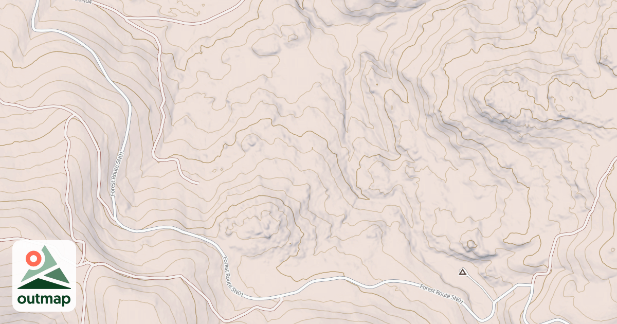 Map of DONNEL LK OHV -ATV