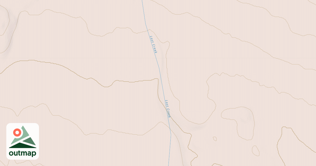 Map of Lost Creek Trail